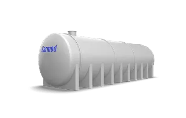 80 Ton Polyester Yatay Su Deposu